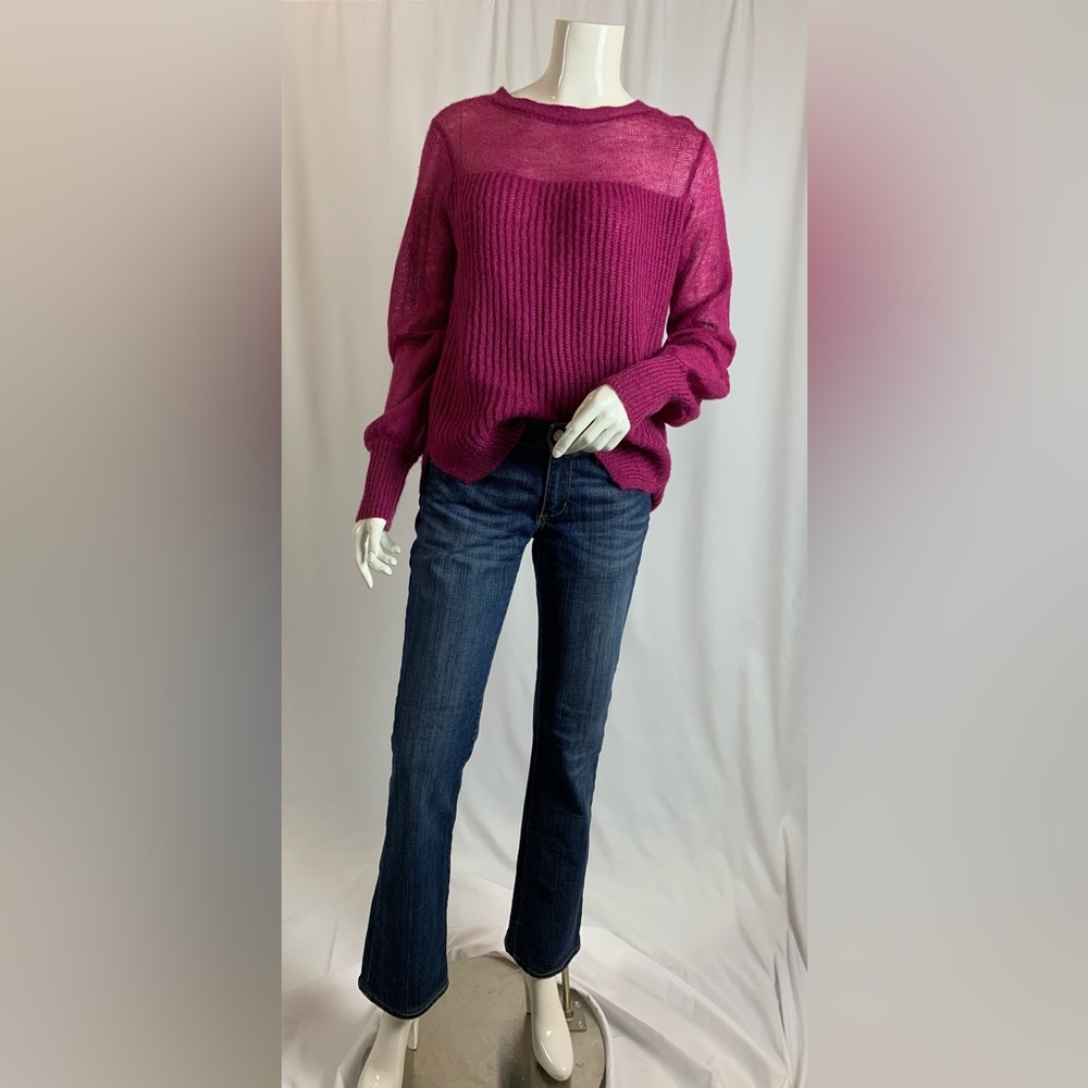 Ella Moss “Penelope” Crew Neck Sweater with Chunky Knit and Relaxed Fit